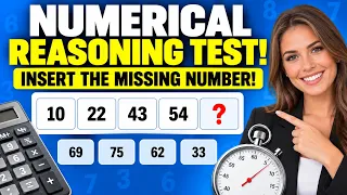NUMERICAL REASONING TEST QUESTIONS & ANSWERS! (INSERT THE MISSING NUMBER!) PASS WITH 100%!