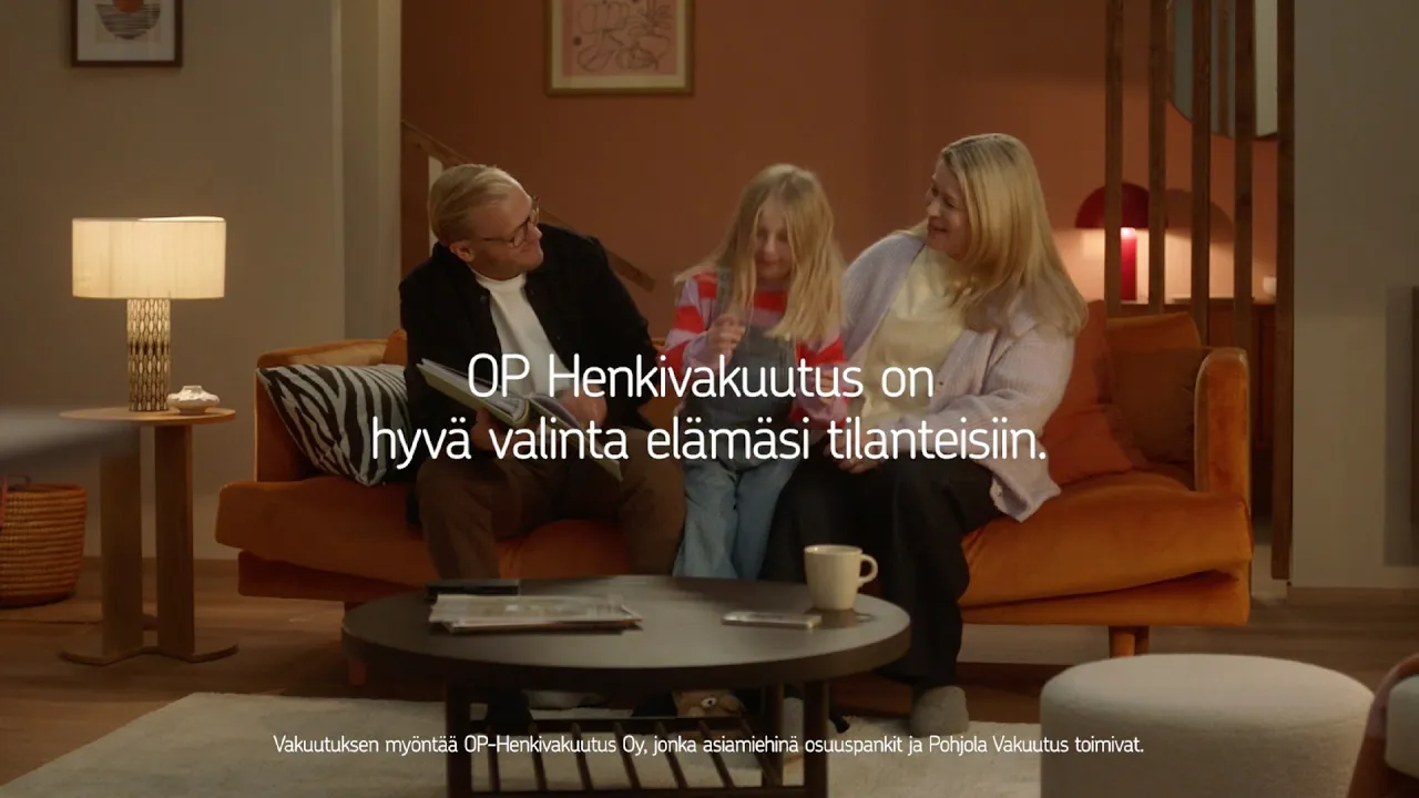 OP Pohjola — OP Henkivakuutus - Life Insurance (YouTube video ad)
