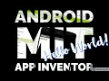 Android Hello World in MIT App Inventor using Android Emulator