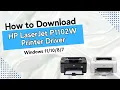 HP LaserJet P1102W Driver Download Installation Guide