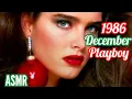 ASMR PLAYBOY December 1986 80 s erotic CHRISTMAS magazine Brooke Shields