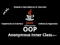 JAVA - Anonymous Inner Class Extends Class Implements Interface Defined Arguments Lambda