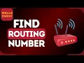 How to Find Wells Fargo Routing Number in App Find Routing Number on Wells Fargo