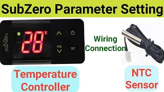 Subzero Temperature Controller Parameter Setting In HIndi Subzero Controller Electrical Ada