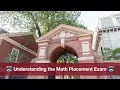 Understanding the Math Placement Exam