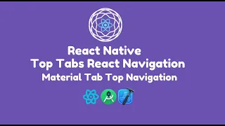React Native Top Tabs Navigation using React Navigation Material Top Tab Navigation React Tutorial