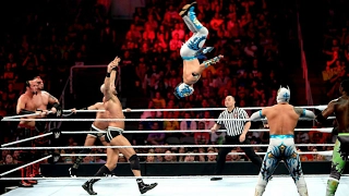 wwe komik montaj part 1 the lucha dragons u0026 new day vs cesaro u0026 kidd the ascension 
