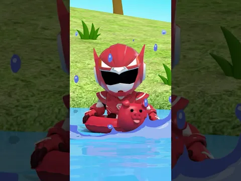 풍덩! 동물들과 수영해요🏊‍♂️💦 | #컬러놀이 #미니팡쇼츠
