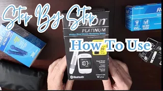 ReliOn Platinum Glucose Monitoring System Step By Step How To Use