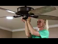 How to install the Channing HunterExpress by Hunter Fan Company