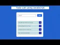 How to Make a Todo List using JavaScript Todo List JavaScript