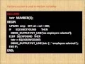 IMPLICIT CURSOR EXAMPLE PL SQL ORACLE PROGRAMMING