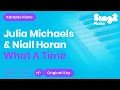 Download Lagu Julia Michaels, Niall Horan - What A Time (Piano Karaoke)