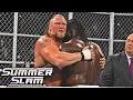 Oba Femi vs Brock Lesnar Hell in a Cell Match WWE SummerSlam 2026 Highlights