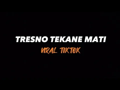 Download MP3 Tresno Tekane Mati| wong wedok liyane rabakal iso ngganteni| Viral Tiktok yang kalian cari