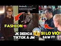 Download Lagu 🚨 Jimin spotted leaving a restaurant in Paris 😱 Reacts to a Jikook banner 🔥 JK on TikTok 😍