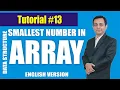 318 Finding Smallest number from Array English Version DS Tutorial 13
