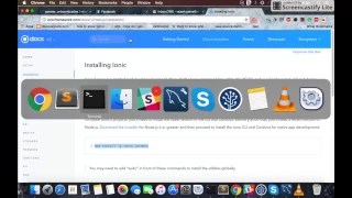 Ionic install version 2