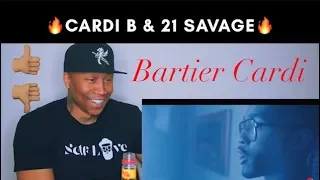 cardi b bartier cardi feat 21 savage official video reaction