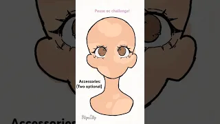 Pause Oc Challenge Oc Art Challenge I Didn T Forget The Mouth I Just Didn T Want To Add It 