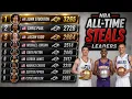 Top 15 NBA Players with the Most Career Steals 1974 - 2026