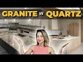 DON T Buy Countertops Until You Watch This Quartz vs Granite Julie Khuu