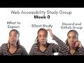 Web Accessibility Study Group Week 0