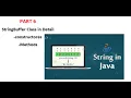 Java String Part 6 StringBuffer Class Shivam Rai