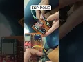Multiplayer Esp32 Pong Game using ESP-IDF and FreeRTOS Over ESP-NOW