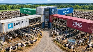 This Dairy Cow Farm Is Built From Shipping ｜ CONTENEDOR