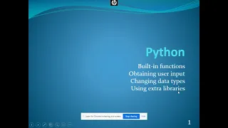 Lab 2 Python Variables Input