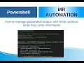 PowerShell - echo off
