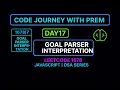 LeetCode 1678 - Goal Parser Interpretation JavaScript Solution DSA Series Day 17
