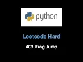 Leetcode 403 Frog Jump dfs memo