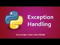 Python Exception Handling - Run time errors