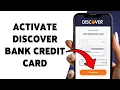 How To Activate Discover Bank Credit Card Discover Visa Card Activation Guide 2026