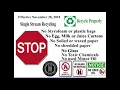Recycling Announcement by Councilwoman Cartright