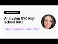 Analyzing NYC High School Data Beginner Python Project Walkthrough