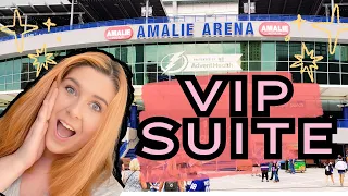 VIP Suite at Tampa Bay s Amalie Arena What s included GO BOLTS