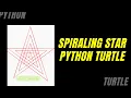 How to make Spiraling Star using Python Turtle Tutorials Tuts