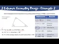 2 Column Geometry Proofs