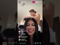 DIEGOMARTIR LIVE ON IG WITH DESIREE AND MORE FRIENDS ERICA READS A COMMENT ABOUT LINA AND STUDERS