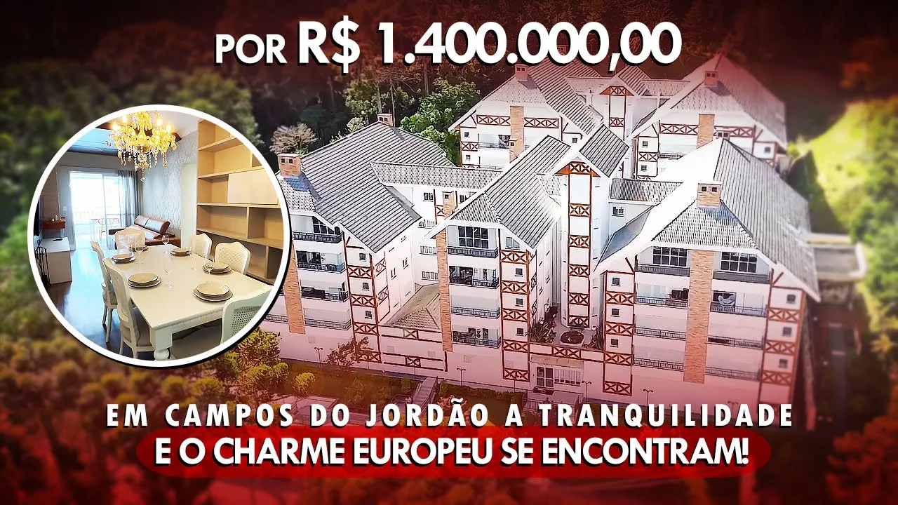 Video do Imóvel: Apartamento com linda varanda gourmet em Campos do Jordão!