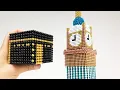 Makkah Royal Clock Tower out of Magnetic Balls Magnetic Games