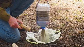 SUPER HACK with sand and wax for survival #bushcraft #camping #outdoors