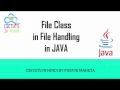 Hindi File Class in File Handling in JAVA in Hindi
