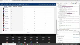 Web Scrape NFL COM for Stats using Python Part 3 FINALLY