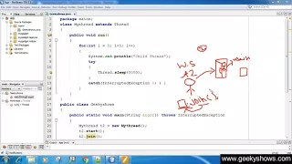 Call Join Method in Child Thread Java Programming Hindi