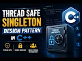 Thread Safe Singleton design pattern in C complete code l computer anudeshak exam