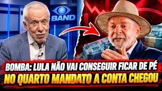BOMBA: LULA NÃO VAI COSEGUIR FICAR DE PÉ NO QUARTO MANDATO A CONTA CHEGOU - ALEXANDRE GARCIA